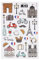 Hobbyfun GLOSSY-Sticker Frankreich, Bogen 10 x 15 cm