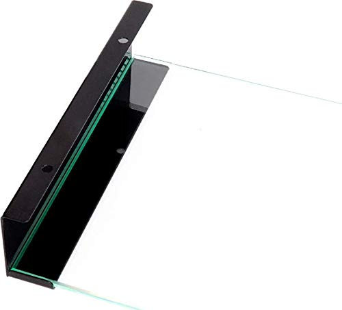 Glasscheibe für Campo24 Bio-Ethanol Kamin, Gelkamin (90, schwarz)