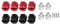 4 Stücke RC Auto Radnabe Adapter, RC Rad Hex Hub Metall Adapter für Hsp Fernbedienung Crawler Upgrade Teil(12 mm)