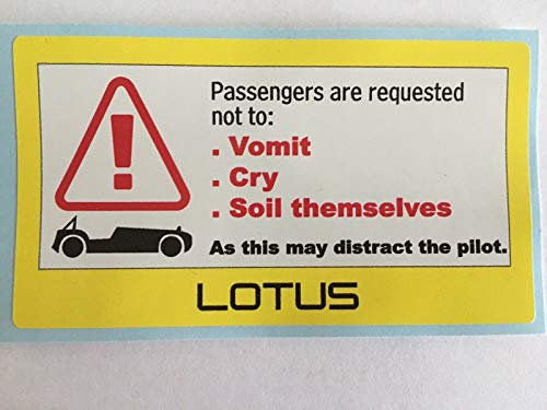 SCOOBY MAD Auto-Armaturenbrett-Aufkleber, Motiv Lotus