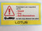 SCOOBY MAD Auto-Armaturenbrett-Aufkleber, Motiv Lotus