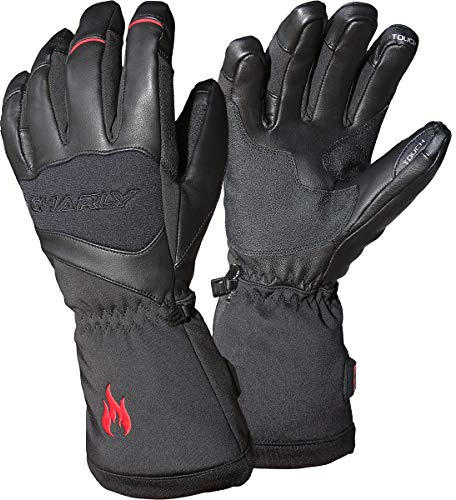 CHARLY Best of Air Polarheat, Herren/Damen beheizbare Handschuhe, Li-Ion-Akkus, Größe S