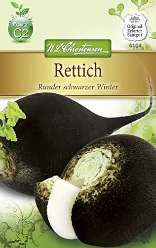 N.L. Chrestensen 4104 Rettich Runder schwarzer Winter (Rettichsamen)