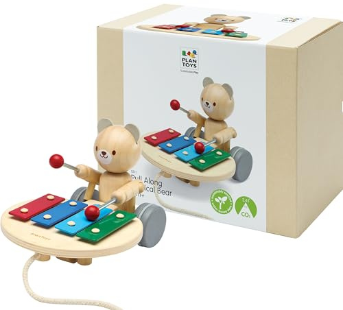 PlanToys Musik-Bär zum Nachziehen (5271)