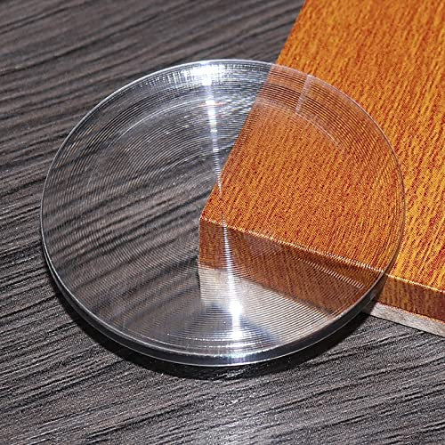 JINGERL Fresnel Lens D42mm F45mm Sample 8 Focal Lengths Stage Lights Spotlight for Led Light Adjusting Beam DIY Projector Customizable (Color : D42mm, Size : F28mm)