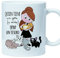 El Cajon Friki Tazas Originales de café y desayuno para Regalar a Amantes de los gatos - quien tiene un gato o más tiene un tesoro - Cerámica 350 ml
