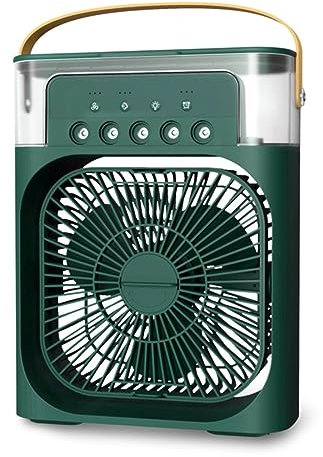 EBayin Petit ventilateur de pulvérisation à cinq trous humidification petit climatiseur de réfrigération mini ventilateur refroidi à l'eau refroidisseur d'air silencieux