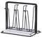 Cup Drying Rack, Glass Bottle Mug Cup Holder Metal Dish Drainer Drying Rack Mugs Storage Rack Countertop Drainer Coffee Bottles Stand with Drip Tray for 6 Cups