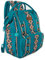 Wrangler Azteken-Rucksack, organisierter Tagesrucksack, Reise-Babytasche mit Kinderwagengurt und seitlichen Flaschentaschen, Engel Türkis, Tagesrucksäcke