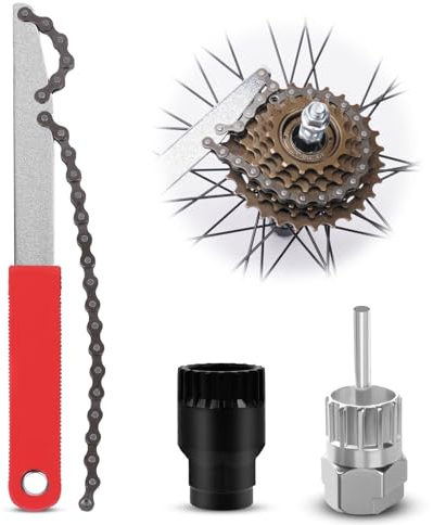flintronic Outils de Demonte de Cassette de Vélo Kit D'outils, Outils de Demonte de Cassette, Outil de Démontage de Pignon, Convient aux Chaînes de Vitesses 6,7, 8, 9, 10, 11