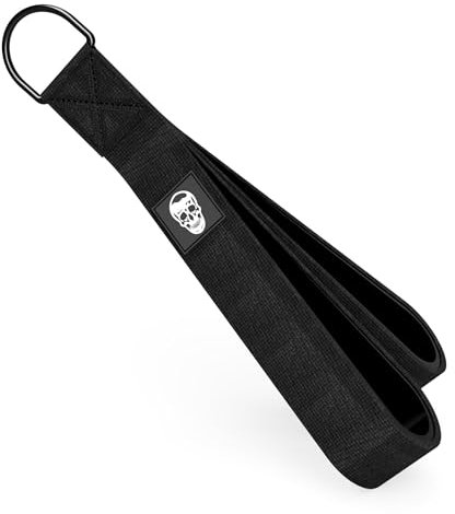 Gymreapers Tricep Rope Cable Attachment Multi-Workout Rope Tricep Pull Down Extension - Perfect for Gym/Home Use (Black, Tricep Strap - 13)