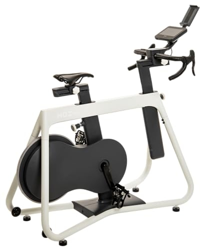 KETTLER SPORT Indoor Cycle HOI FRAME+ GREY | 7-Zoll Touchscreen mit Trainingsprogrammen und voller Konnektivität für selektive Wearables und interaktive Cycling-Apps