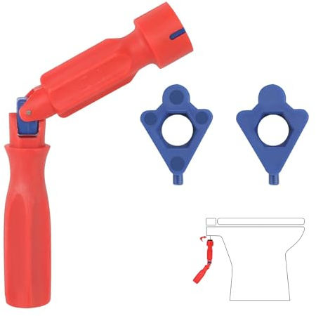Montageschlüssel für WC-Sitz, 1 Stück Toilettensitz-Reparaturschlüssel, WC-Sitz-Montageschlüssel für Toilettensitz Montage Ausbau Reparatur Schlüssel(Red)