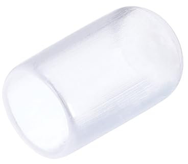QUARKZMAN 15Pcs Embouts en Caoutchouc de 7 mm de Diamètre Intérieur en PVC Vinyle, Couvercle d'Extrémité Rond de Protection de Filetage de Vis Transparent