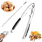 FISH DRAGATE Case noix,casse noisette Avec fourchette en acier inoxydable,casse noix sans effort,Casse-Noisette pour Les Noix, Noisettes, amandes, Fruit de mer，ou Autres Noix