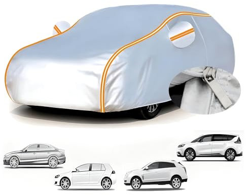 Autoabdeckung für op𝐞l Combo E Van 2018- (475.3 x 184.8 x 181.2cm),Regen- und schneefest, UV-beständig, staubdicht, atmungsaktiv, erhöhter Sichtschutz, elastischer Rand