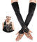 Damen Lange Spitze Opernhandschuhe Cosplay Handschuhe Sommer Fingerlos lang Spitze Netzstoff Satin Fäustlinge Braut Party Fingerlose Handschuhe Fasching Handschuhe für Hochzeiten, Tänze, Partys