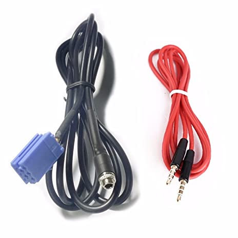 SIMBAE Autoradio Aux Adapter A-dio MP3 Kabel passend Compatible with P;Ass/at B5 P/o-lo B/ora Bl-a-p