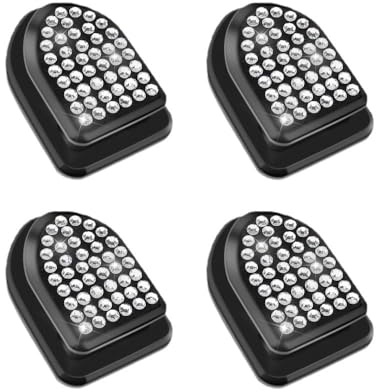 Whakano 8 Stück Bling Mini Auto Haken,Strass Klebehaken Zum Aufhängen,Schlüssel Haken,Kleine Haken,Multifunktional Autohaken für Armaturenbrett,Glitzer Auto Innenraum Zubehör,Silber