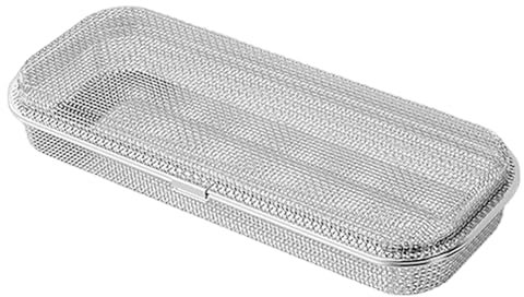 Dishwasher Basket, Stainless Steel Fine Mesh Utensil Holder, 10.8x4.4x1.8 Inch, for Scoops, Forks, and Chopsticks, Small Size