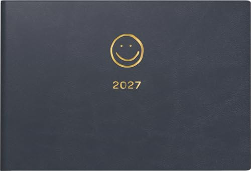 rido/idé Taschenkalender Design Line Mod. Septimus 2027 „Smile“ | A6 quer, Kunstleder