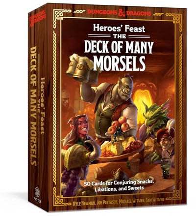 Heroes' Feast: The Deck of Many Morsels: 50 Cards for Conjuring Snacks, Libations, and Sweets (Dungeons & Dragons)