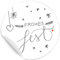 24 schöne Weihnachtssticker Frohes Fest im Handlettering Design, MATTE Papieraufkleber zum Geschenke verpacken zu Weihnachten, Weiß Grau Rot