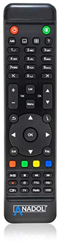 Anadol Multibox Combo & Twin/Combo & Twin SE 4K UHD Original Fernbedienung - passend auch für Maxytec Multibox Combo & Twin SE, AX Multibox Combo & Twin SE, AX HD60, Mutant HD60