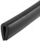 sourcing map Kantenverkleidung U-Dichtung U-Kanal Kantenschutz Schwarz PVC Kunststoff für 30 Fuß Lang 1/16'' - 3/32''Kanten