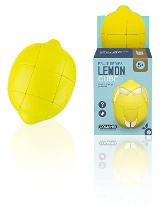 Fruit Cube Puzzle in Zitronenform, Rubik-Stil, für Kinder und Erwachsene
