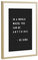 artboxONE Poster mit Rahmen Gold 45x30 cm Selflove Letterboard Be Kind von Hafenkönigin - gerahmtes Poster