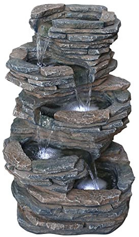 Hereford Slate Falls Solar Powered Water Feature