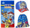 Set Infantil de La Patrulla Canina - Color Azul y Rojo - Incluye Saquito de Tela, Toalla y Gorra - Estampado de Marshall, Chase y Rubble - Ideal para el Verano - Producto Original Diseñado en España