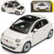 Generisch FIAT 500 Nuova Weiss Coupe Ab 2007 18-22106 1/24 Burago Modell Auto