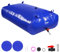 VEVOR Vessie de Stockage d'eau, 540 L, réservoir d'eau Pliable PVC 1000D, conteneur Souple d'eau d'urgence Portable, Sac d'eau Douce de Grande capacité, pour prévention incendies, Camping-Car, Bleu