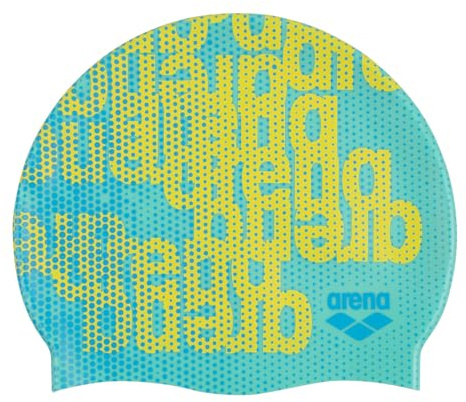 Arena Classic Junior - Cuffia da bagno in silicone per ragazze e ragazzi, confortevole, durevole, per piscina bambini, taglia unica, multicolore