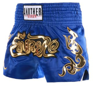 Runhomal Short de Sport MMA Garcon Fille Short de Boxe Muay Thai Kick Boxing Trunks pour Enfant 5-16 Ans