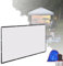 Projector Screen，Projector Screen Pull Down， Outdoor Projector Screen Folding Projection Screen 50 80 120 200 250 Portable Projector Movie Screen For Campi