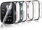 Hianjoo 5 Pack Cover con Vetro Temperato Compatibile per Amazfit Bip 6【NON Per Bip 5】, Pellicola Proteggi Schermo PC Custodia Compatibile con Amazfit Bip 6