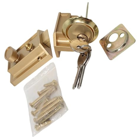 Catenacci Premium Maniglia per porta d ' ingresso con serratura per un accesso affidabile e catenacci Premium sicurezza domestica lunga durata