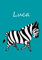Malbuch / Notizbuch / Tagebuch - Luca: DIN A4 - blanko - Zebra