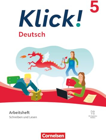 Klick! - Fächerübergreifendes Lehrwerk für Lernende mit Förderbedarf - Deutsch - Ausgabe ab 2024 - 5. Schuljahr: Schreiben und Lesen - Arbeitsheft mit ... Deutsch - Ausgabe ab 2024, 5. Schuljahr)