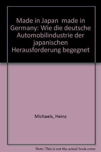 Made in Japan - Made in Germany