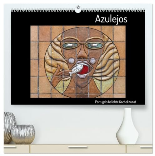 Azulejos - Portugals beliebte Kachel Kunst (hochwertiger Premium Wandkalender 2026 DIN A2 quer), Kunstdruck in Hochglanz: Bilder aus Kacheln sind in Portugal eine beliebte Kunst (CALVENDO Kunst)