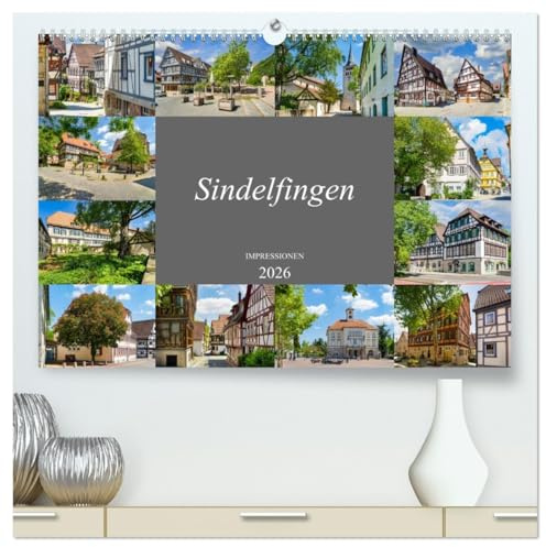 Sindelfingen Impressionen (hochwertiger Premium Wandkalender 2026 DIN A2 quer), Kunstdruck in Hochglanz: Ein fotografische Streifzug durch Sindelfingen (CALVENDO Orte)