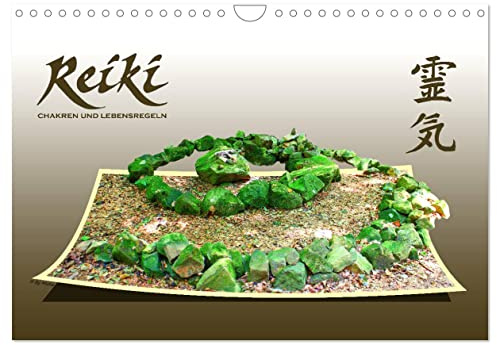 REIKI - Chakren und Lebensregeln (Wandkalender 2026 DIN A4 quer), CALVENDO Monatskalender: Bilder zum Meditieren und Verweilen (CALVENDO Gesundheit)