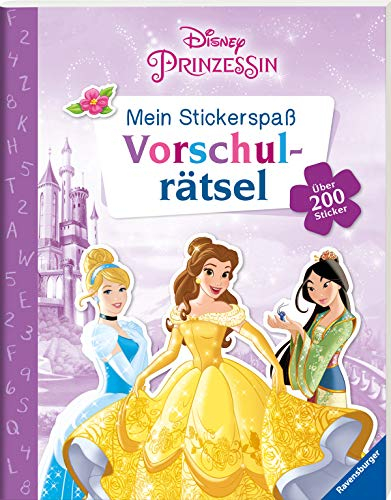 Mein Stickerspaß Disney Prinzessin: Vorschulrätsel: Über 200 Sticker