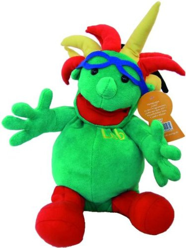 Lubo Handpuppe: Handpuppe zum Hineingreifen mit beweglichem Mund