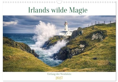 Irlands wilde Magie – Entlang der Westküste (Wandkalender 2027 DIN A3 quer), CALVENDO Monatskalender: Ein faszinierender Kalender voller wilder ... Westküste für Ihr Zuhause. (CALVENDO Orte)