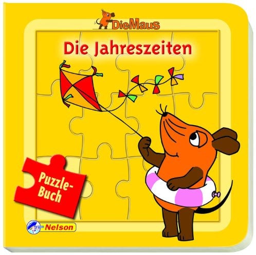 Die Maus, Die Jahreszeiten Puzzlebuch: Mit 5 Puzzlebildern mit je 12 Teilen